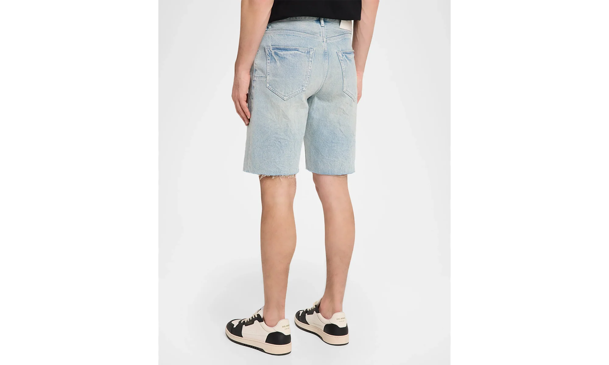 Vintage Slub Denim Shorts "Light Indigo" P059 VTLB226