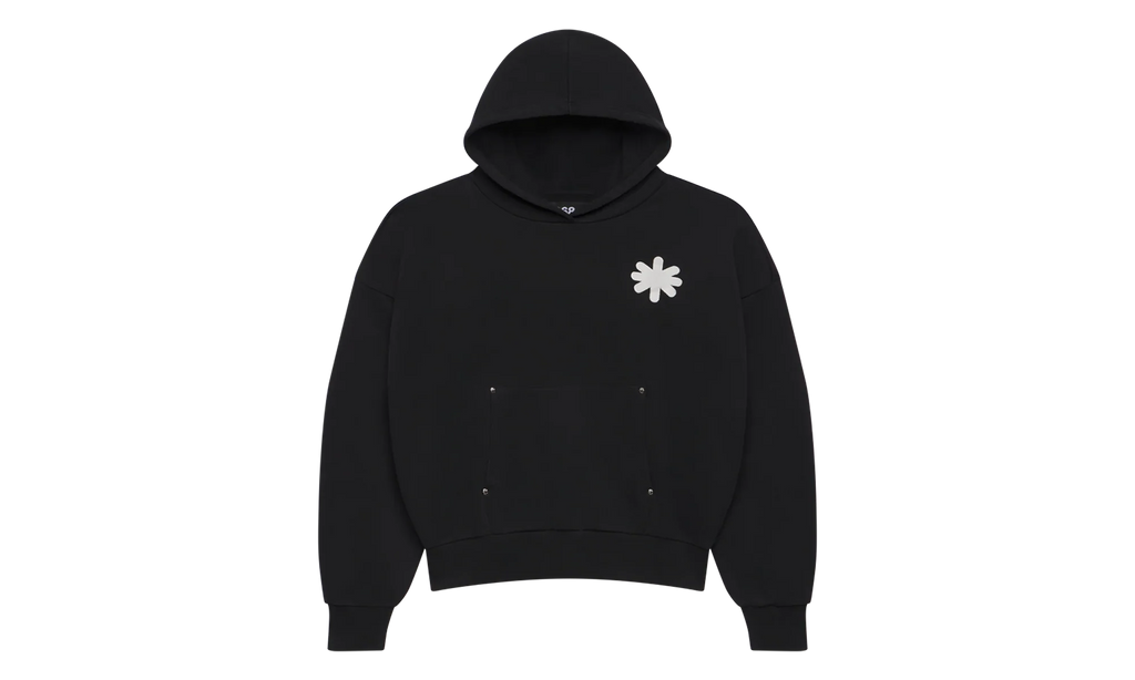 Distressed Script Hoodie "Black" LST 21 22712 BLK