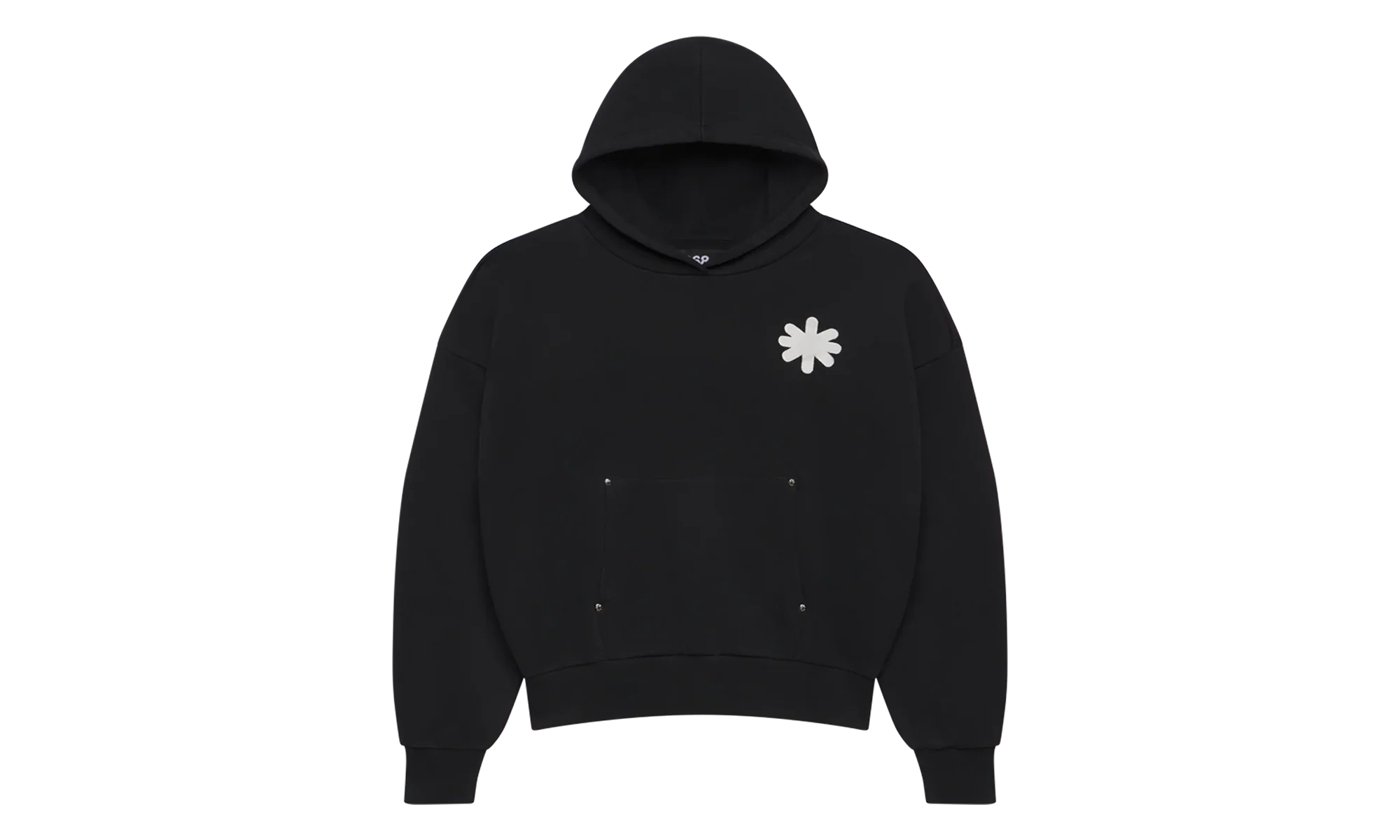 Distressed Script Hoodie "Black" LST 21 22712 BLK