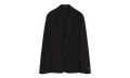 LINEN DECONSTRUCTED SINGLE-BREASTED JACKET "Black" RM JA0122 5870 P24 10