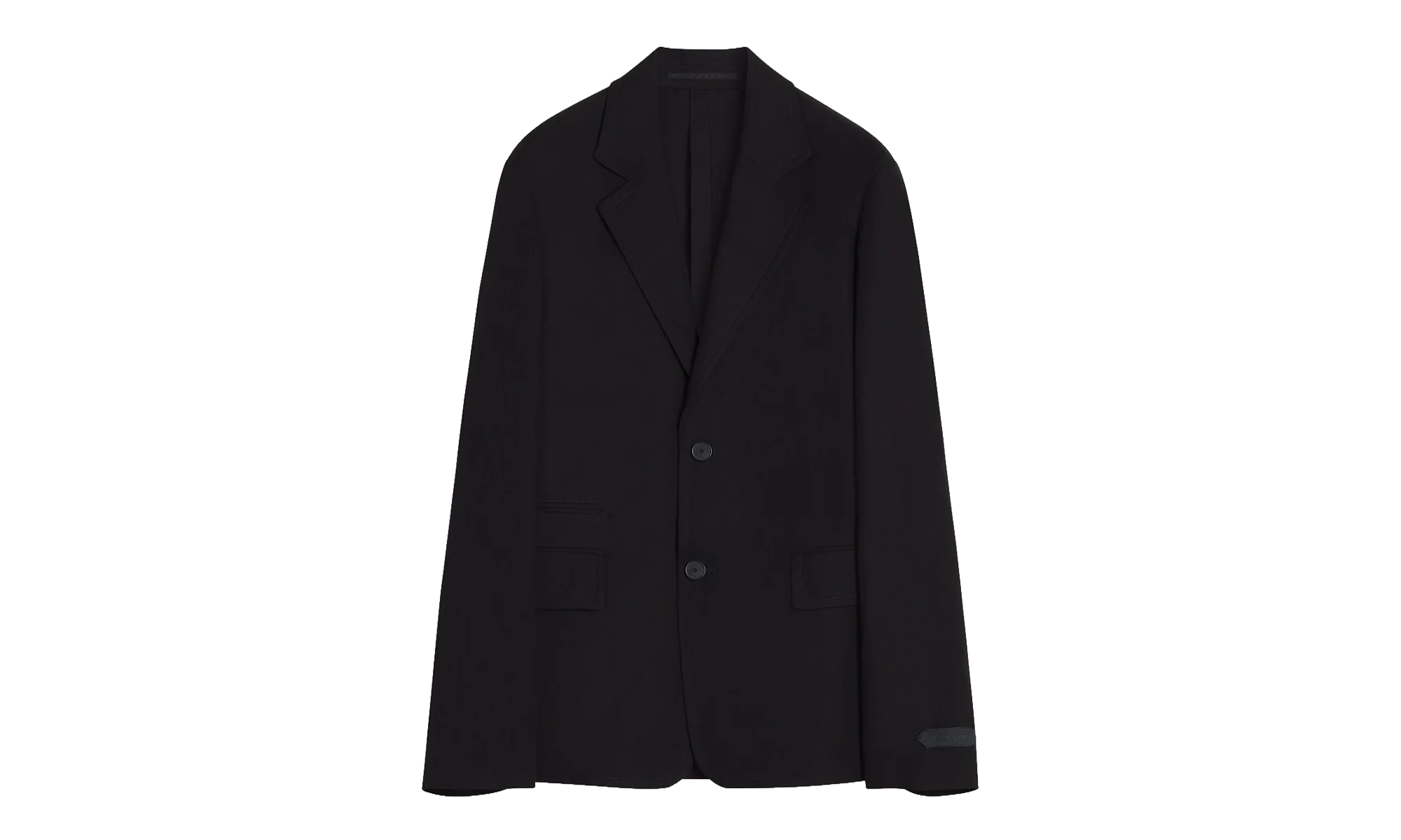 LINEN DECONSTRUCTED SINGLE-BREASTED JACKET "Black" RM JA0122 5870 P24 10