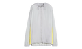 ZIPPED NYLON HOODIE WITH HOOD "Grey" RU HO0031 5783 P24 163