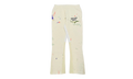 GD Logo Paint Splatter Flare Sweatpants "Cream Black Multi" GDGLFSC