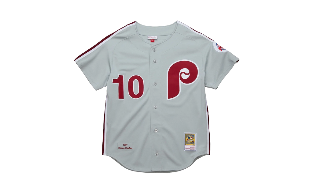 MLB Darren Daulton Jersey "1989 Philadelphia Phillies - Chrome" AJY17192 PPH89DDACHRM