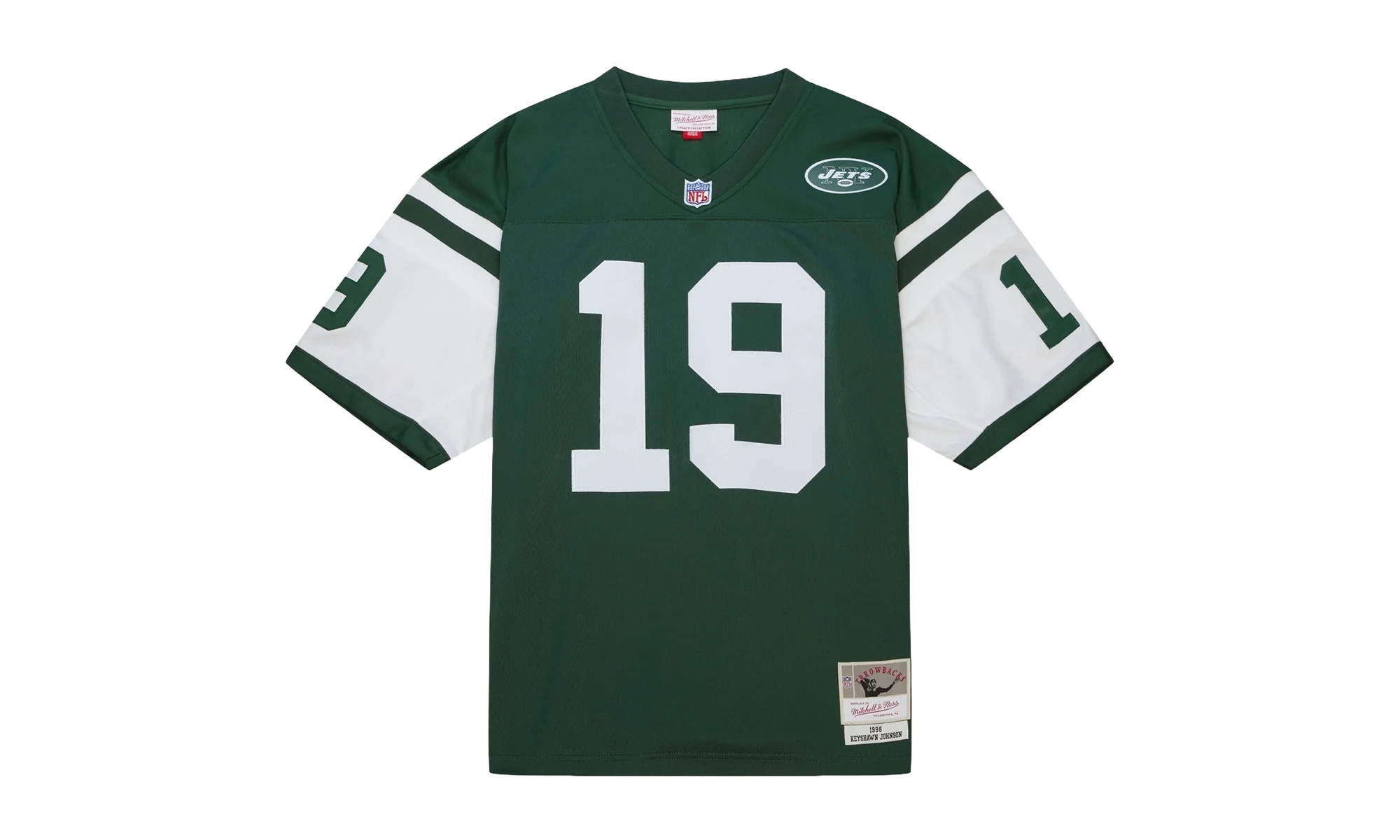 NFL Keyshawn Johnson Dark Jersey "1998 New York Jets - Hunter Green" LGJY6208 NYJ98KJHHNGN