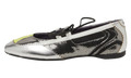 D-Mile Lace Up Ballerina WMNS "Silver" Y03856 P7472 H7591