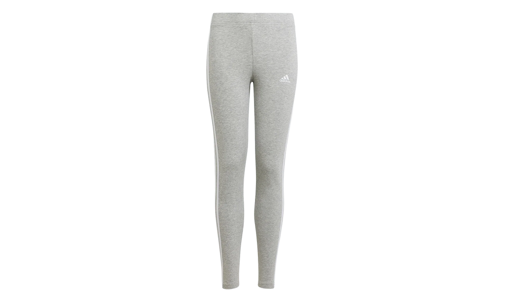 Essentials 3-Stripes Leggings GS "Medium Grey Heather / White" HC0092