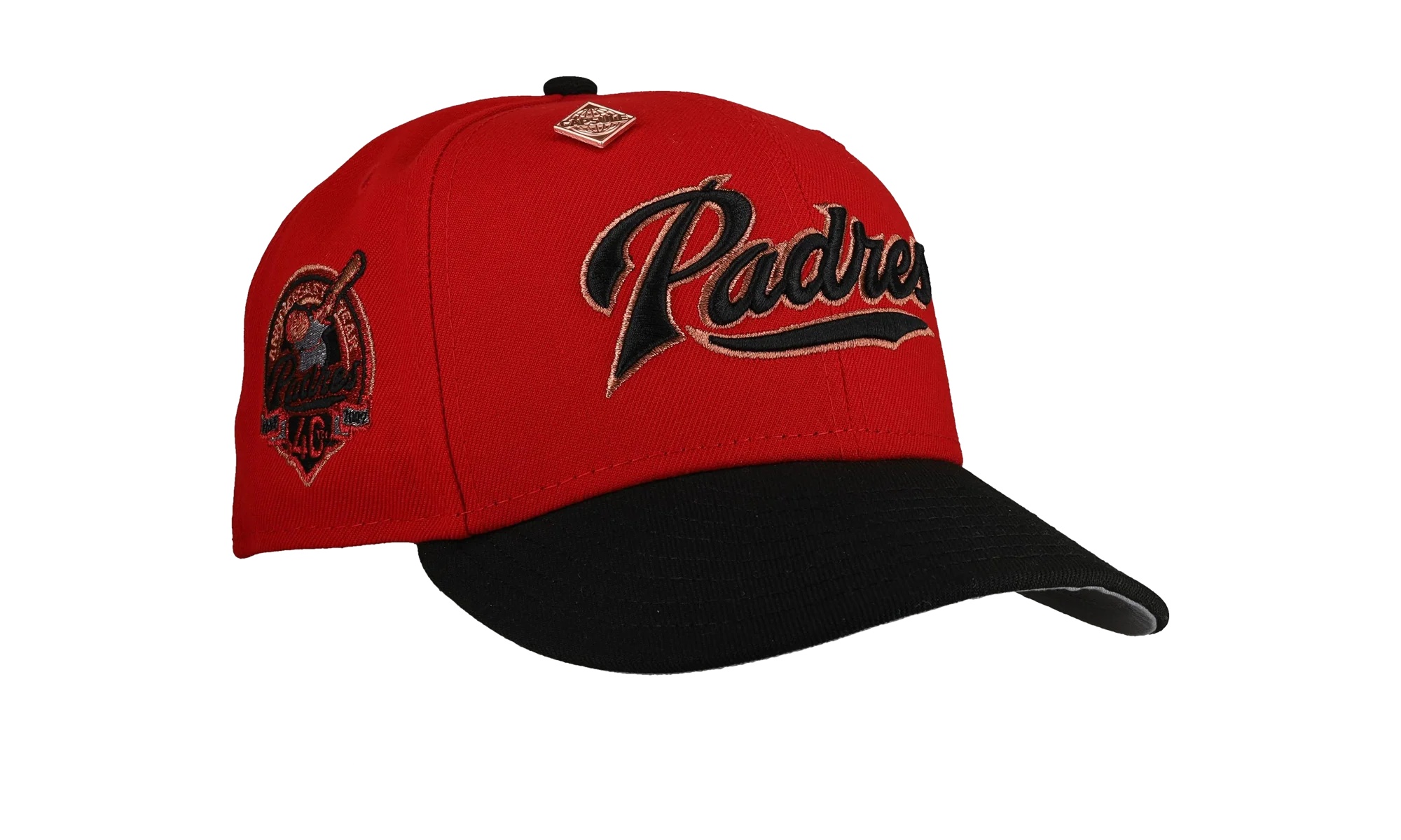 59FIFTY San Diego Padres 40th Anniversary Fitted Hat "Red / Black" NE357