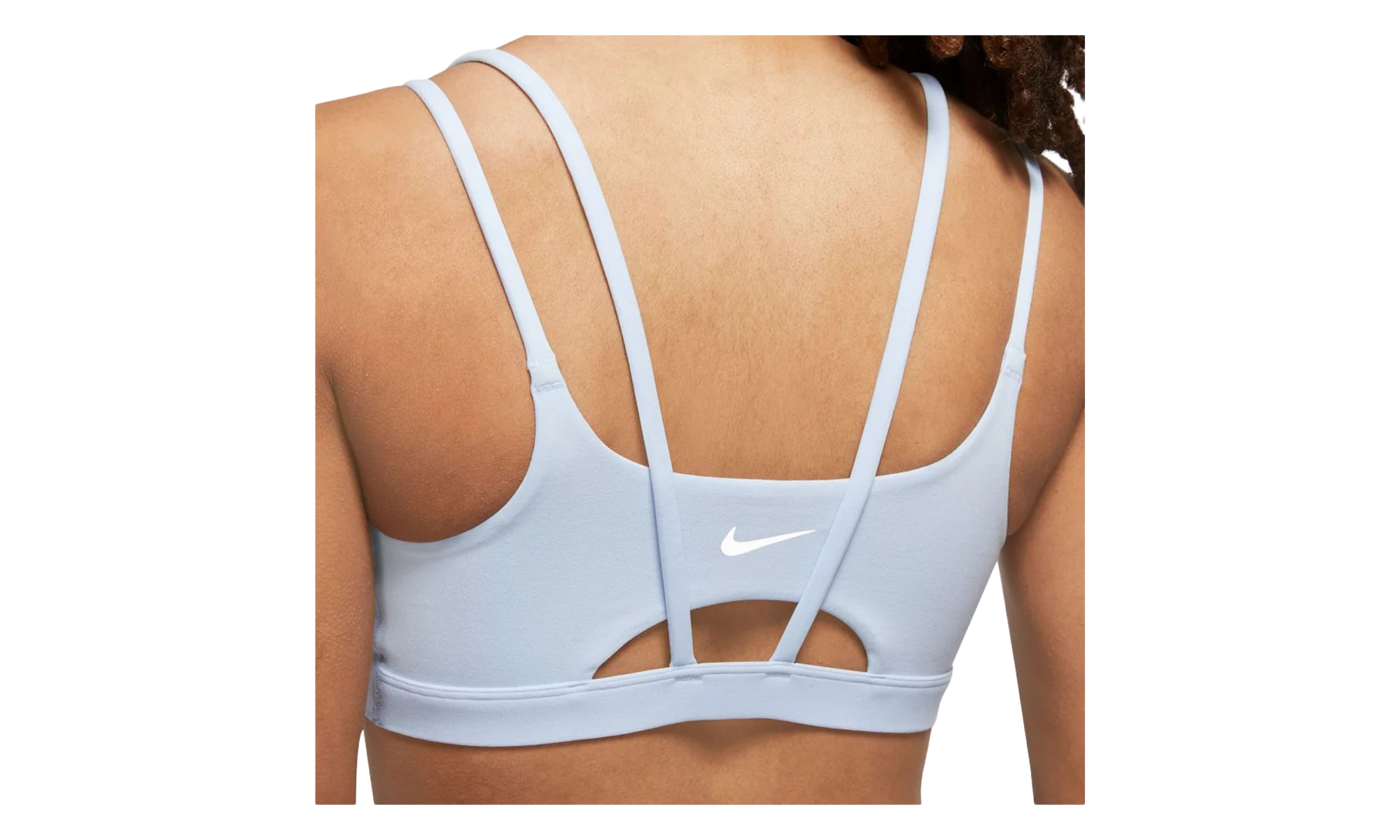 Zenvy Strappy Light-Support Padded Sports Bra WMNS "Blue Tint / White" DO6608 423