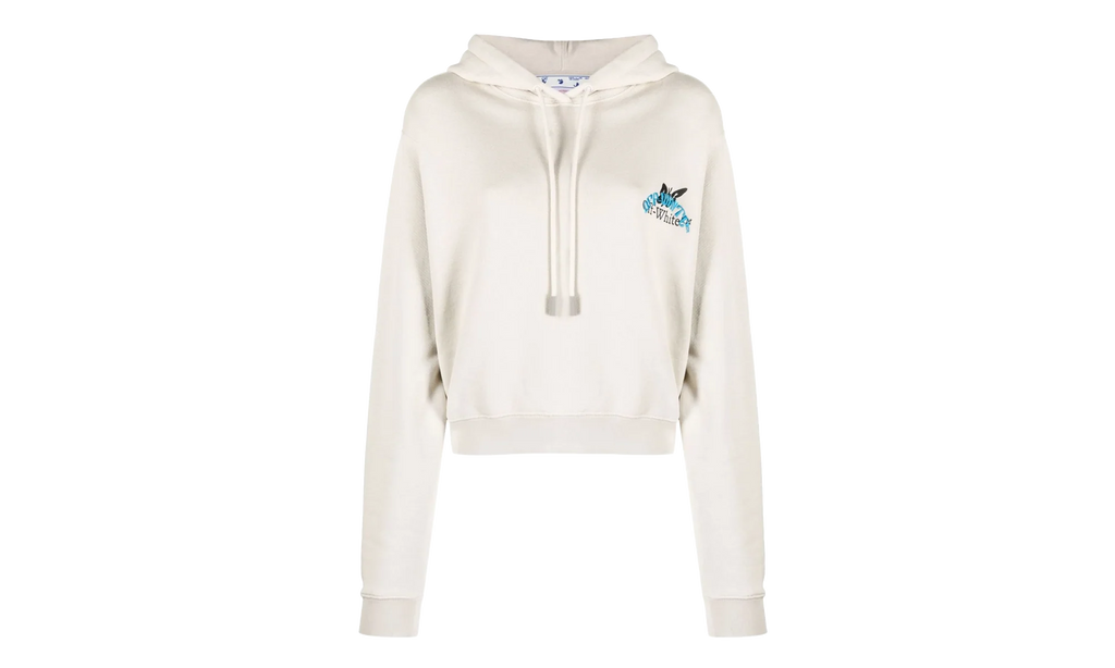 Butterfly Embroidered Hoodie WMNS "Beige" OWBB16S23JER0040944