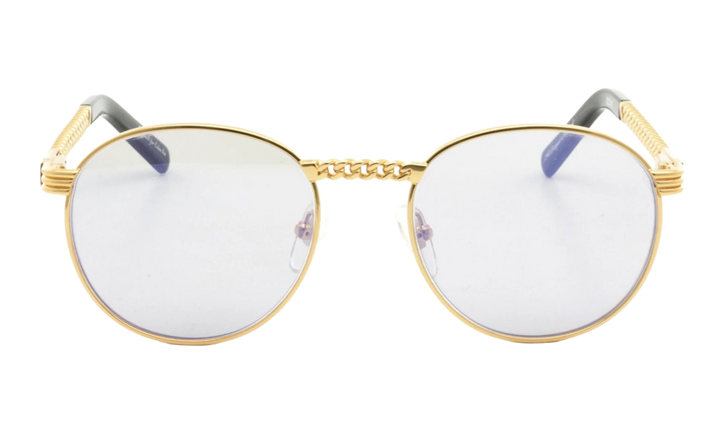 Miami Vice Cuban Link Edition 24KT "Yellow Gold / Reverse Dogman Green Multi Flash" CLMV2 0003 16C8