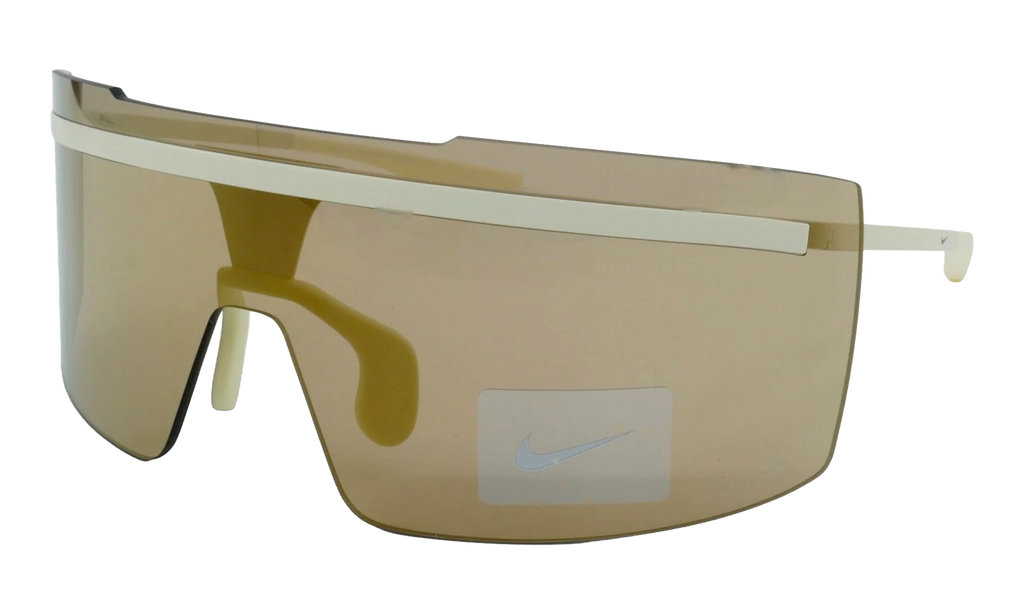 Echo Shield M Sunglasses "Matte Coconut Milk / Gold Mirror" FD1884 113