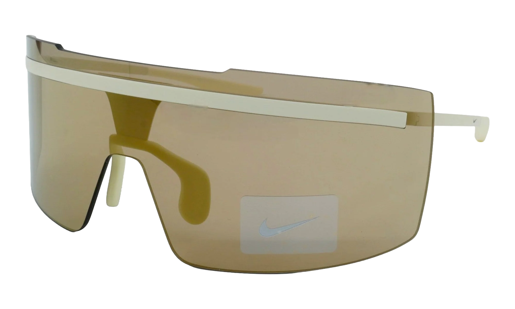 Echo Shield M Sunglasses "Matte Coconut Milk / Gold Mirror" FD1884 113