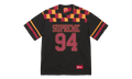 Patchwork Yoke Football Top "Black" SU27000