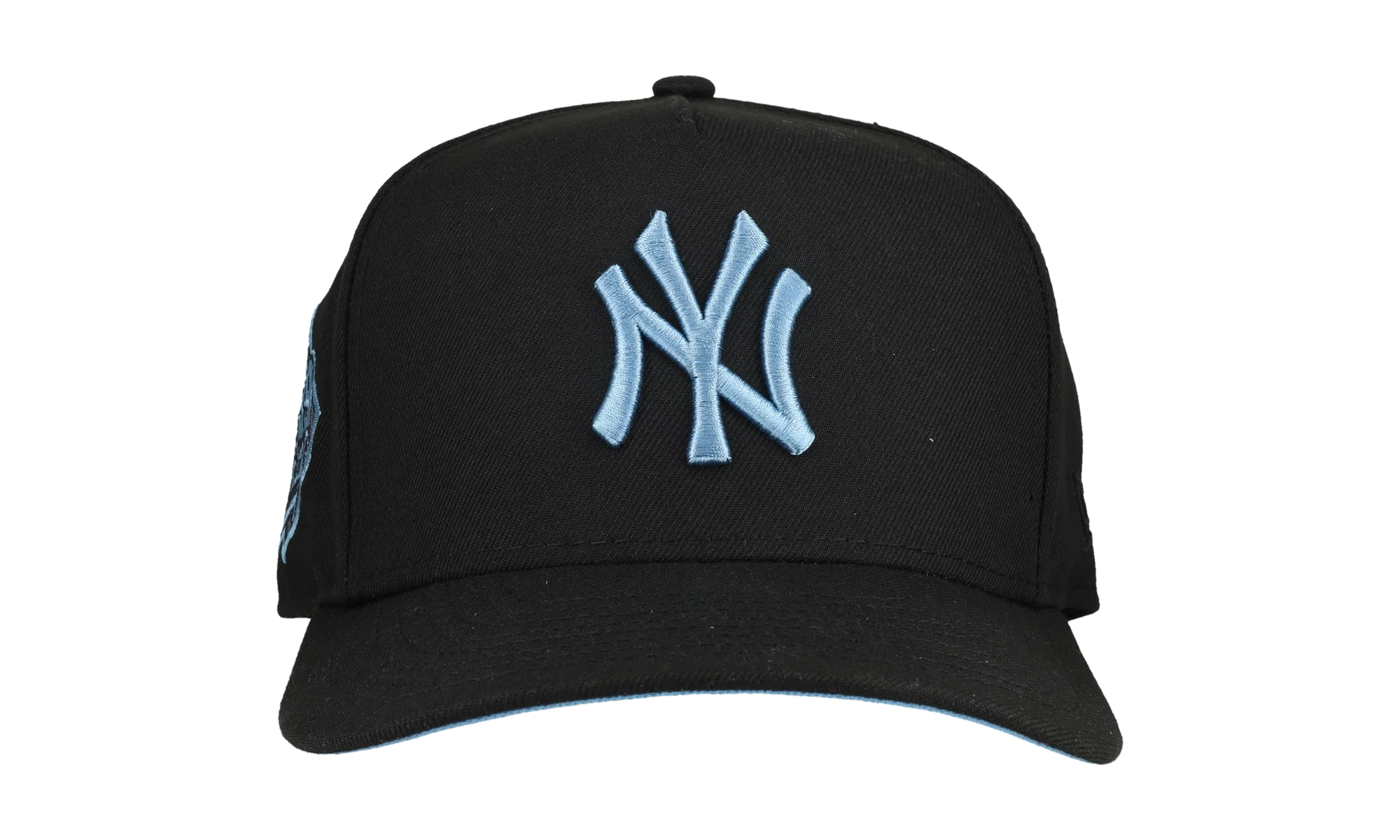 9FIFTY New York Yankees 1999 World Series A Frame Snapback Hat "Black / Ice Blue - Visor" NE258