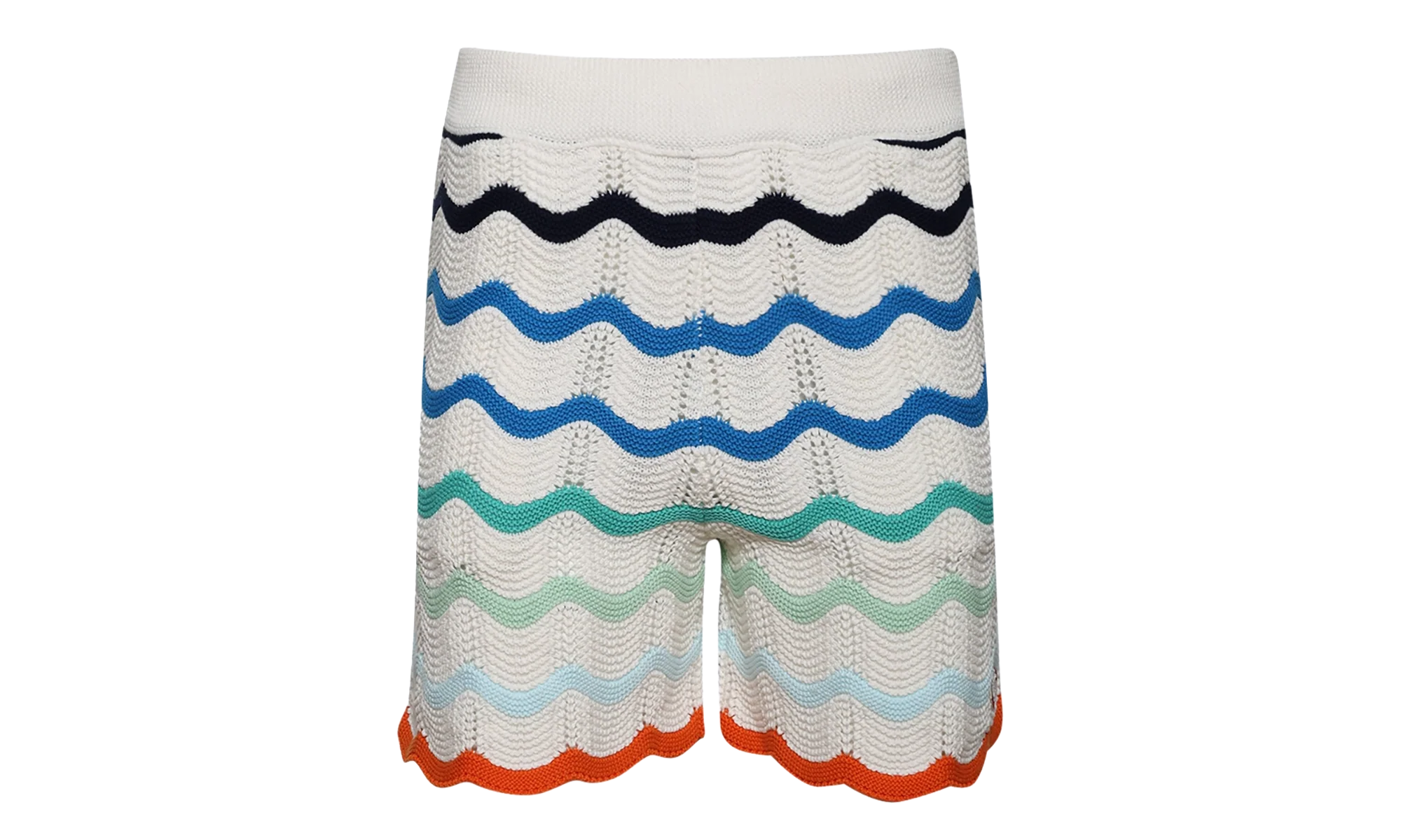 Gradient Wave Crochet Shorts "Orange / Multicolor" MS25 KW 981 01 MULT