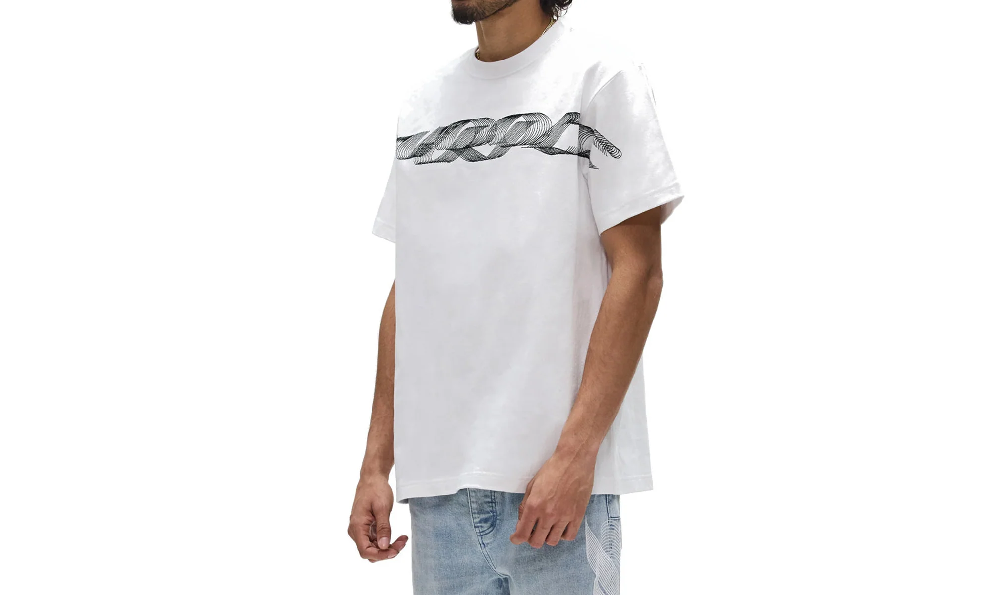 Ribbon Tee "White" P117 HWEM226