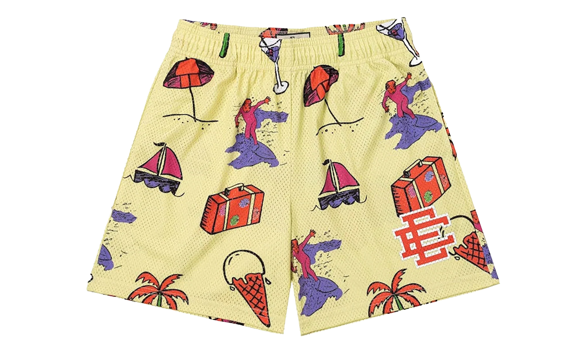 EE BASIC SHORTS SURF "SS22 - Surf Yellow" EE737