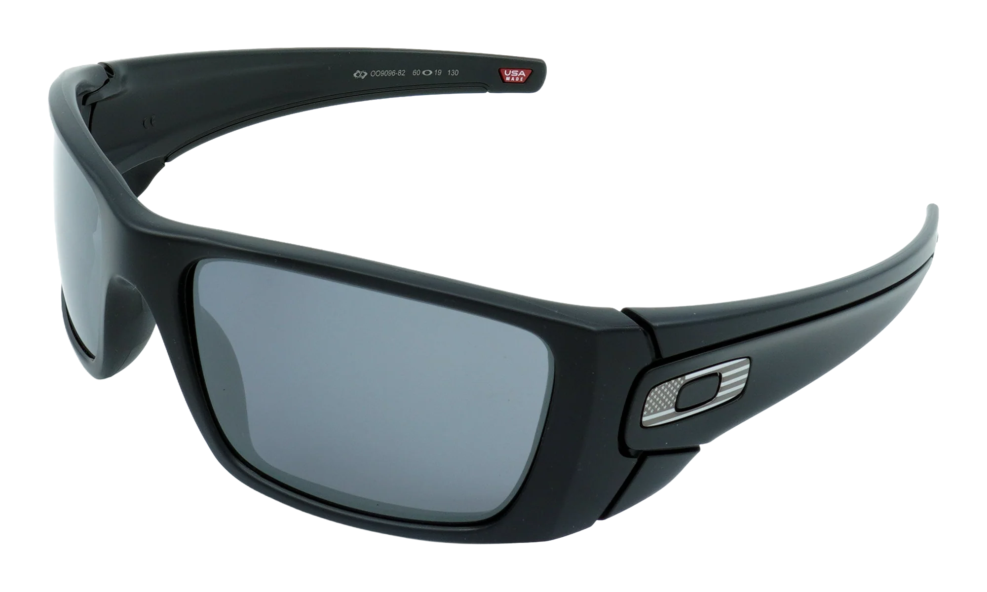 Fuel Cell Sunglasses "SI Matte Black Steel Flags / Black Iridium" OO9096 82