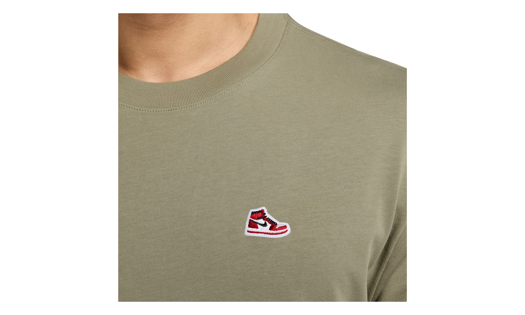 Air Jordan Sneaker Patch T-Shirt "Khaki" HJ2326 238
