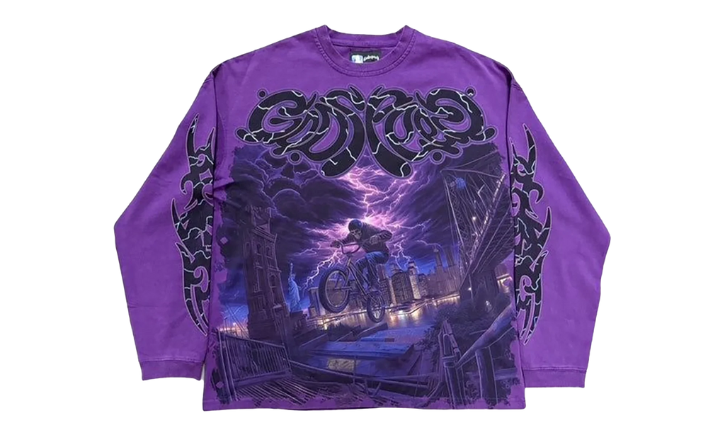 BMX Long Sleeves Tee "Grape" GS044