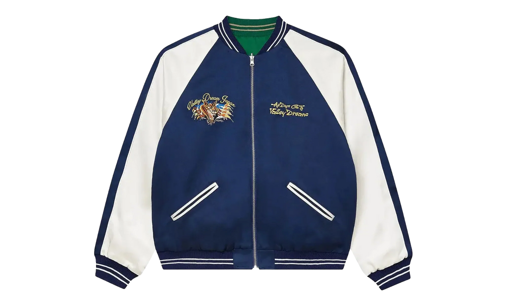 Navy Reverso Sukajan "Navy / Green" VAL151