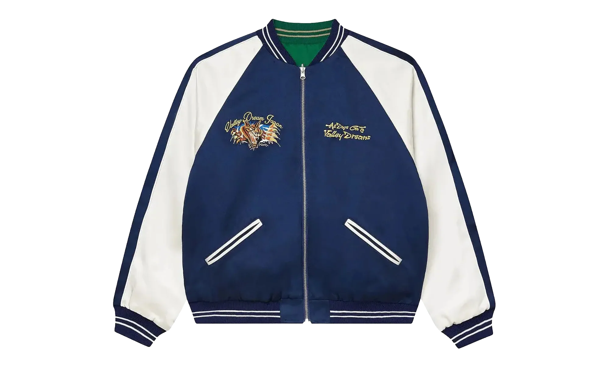 Navy Reverso Sukajan "Navy / Green" VAL151