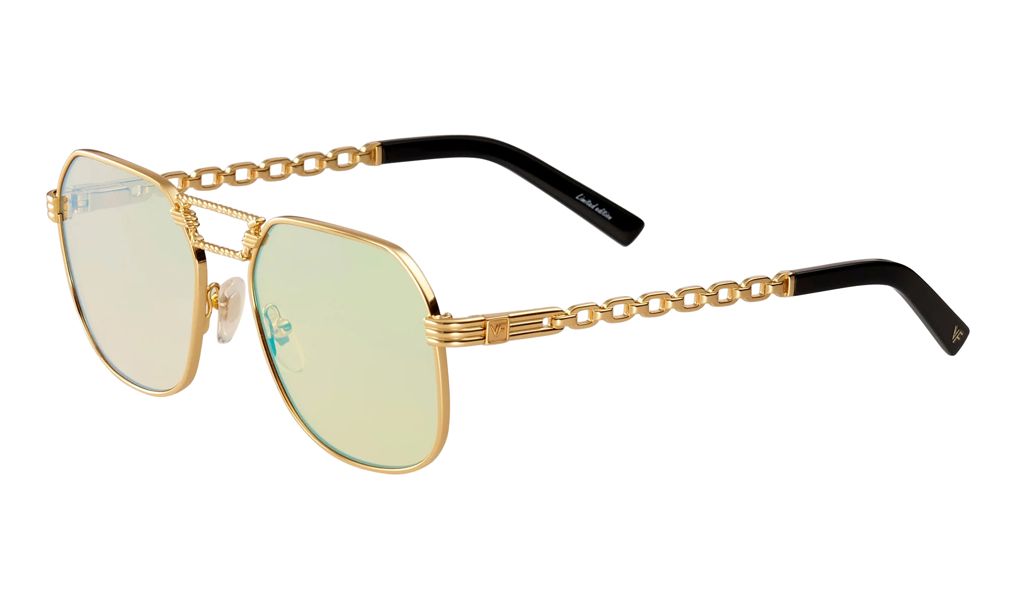 CEO Equestrian 24KT "Yellow Gold / Orange Pop Solid Flash Green" EQCE2 0005 20A2
