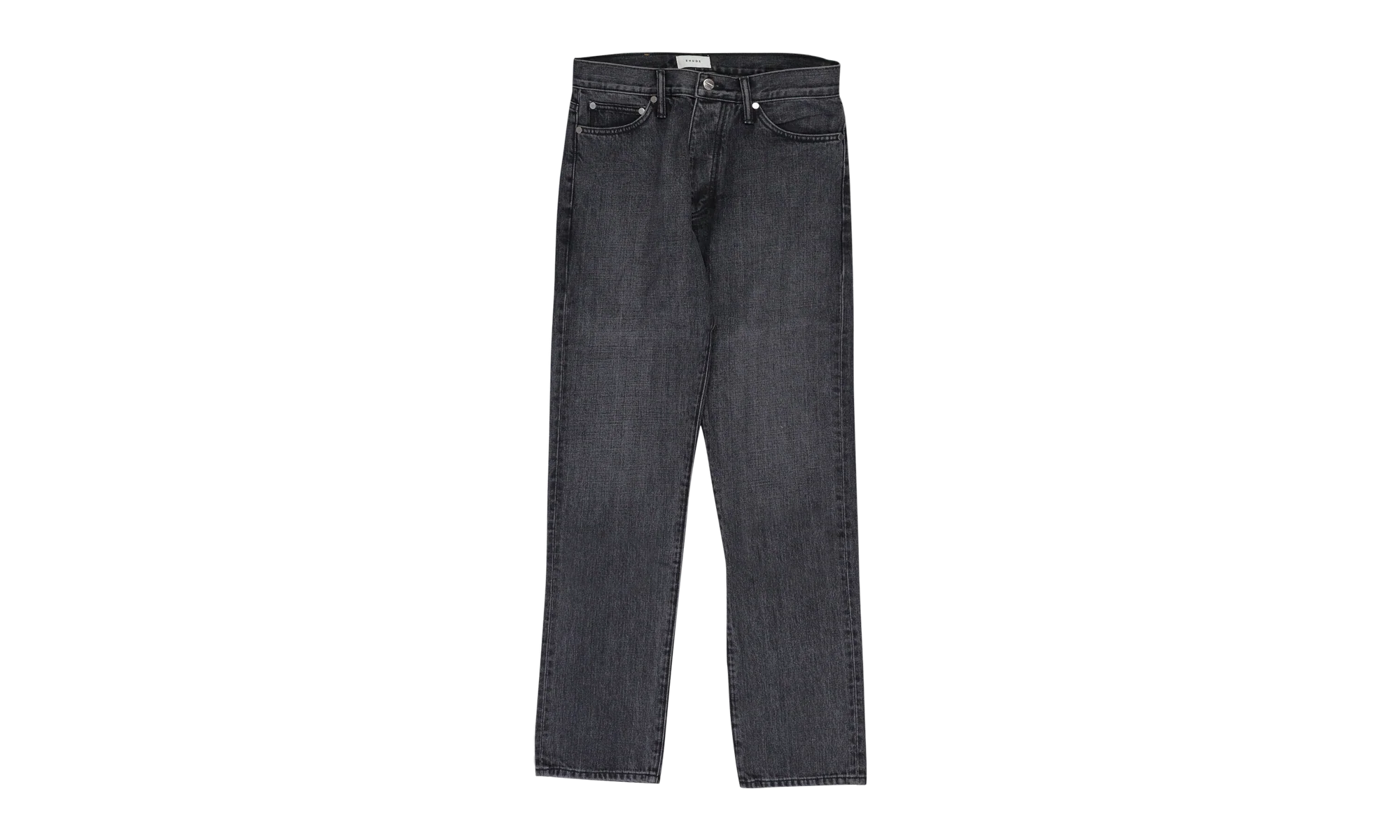 Classic Denim Straight-Fit Jeans "Black" RHD-MJNS-0032