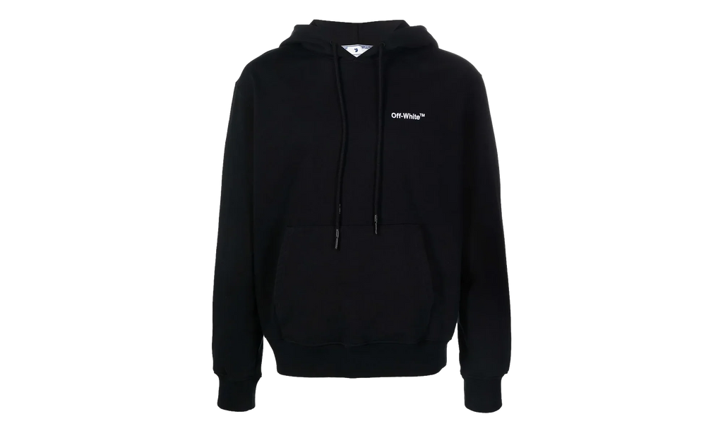 Helvetica Slim Hoodie "Black" OMBB097C99FLE0071001