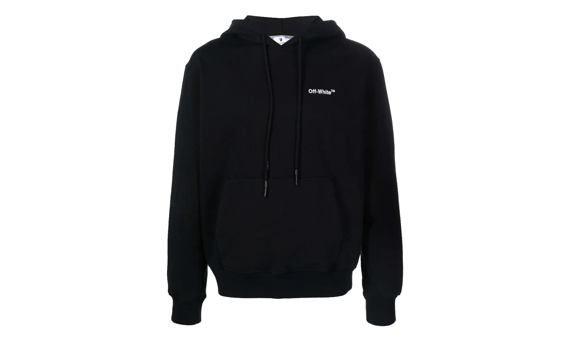 Helvetica Slim Hoodie "Black" OMBB097C99FLE0071001