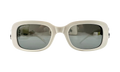 BB Hinge Oval Sunglasses "White" BB0310SK 003