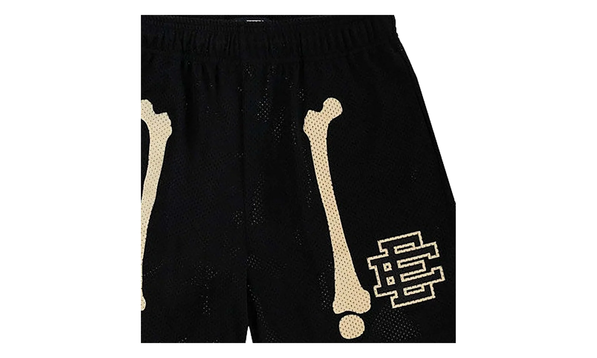 EE BASIC SHORT "Bones - Mesh Black/ White Bones" EE751