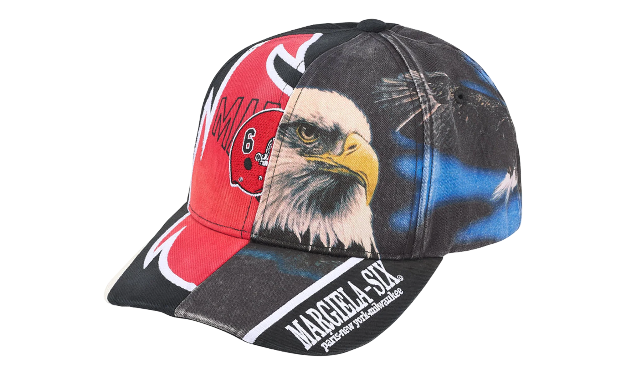 MM6 Maison Margiela Split 6-Panel "SS26 - Black" SU27186