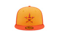 Houston Astros Tri-Tone Team 59FIFTY Fitted Hat "Orange" 60355909