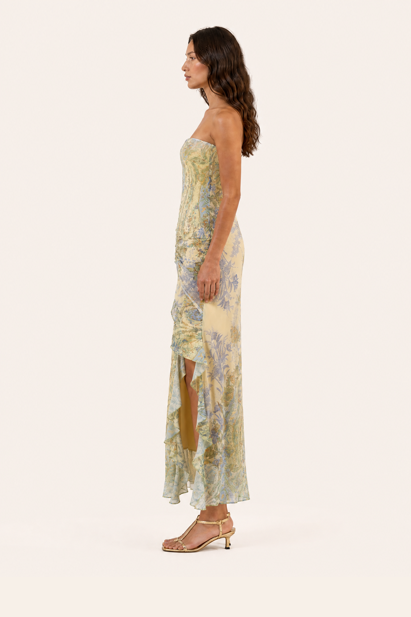 Floral Slit Maxi Dress