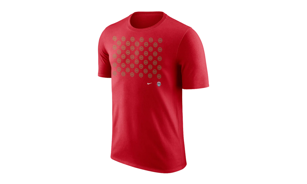 USA Olympics 24 Team Short Sleeve T-Shirt "Red" FQ3631 614