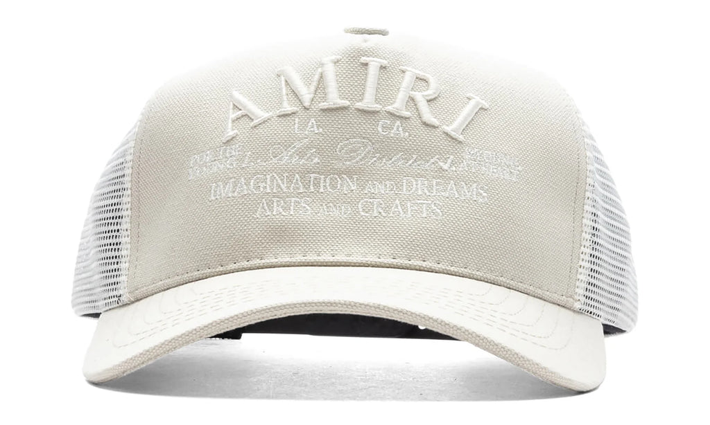 Arts District Trucker Hat "Stone Grey" AW23MAH023 STON