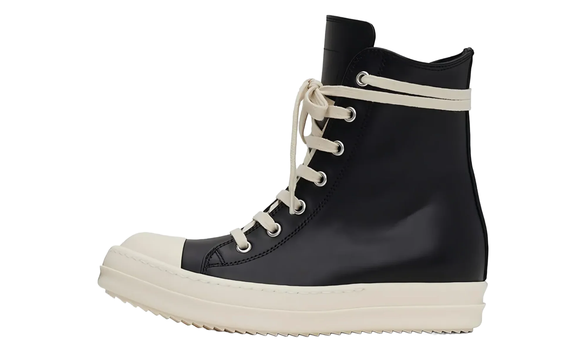 Scarpe In Pelle High "Black Milk" RU01F2890 LCO 911