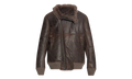 Bomber In Montone Hollywood Flight Jacket "Dark Dust" RU02E1760 LSHC 78
