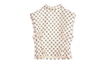 PATTERNED SLEEVELESS CROPPED TOP "CREAM" RW TO0305 5683 E23 002
