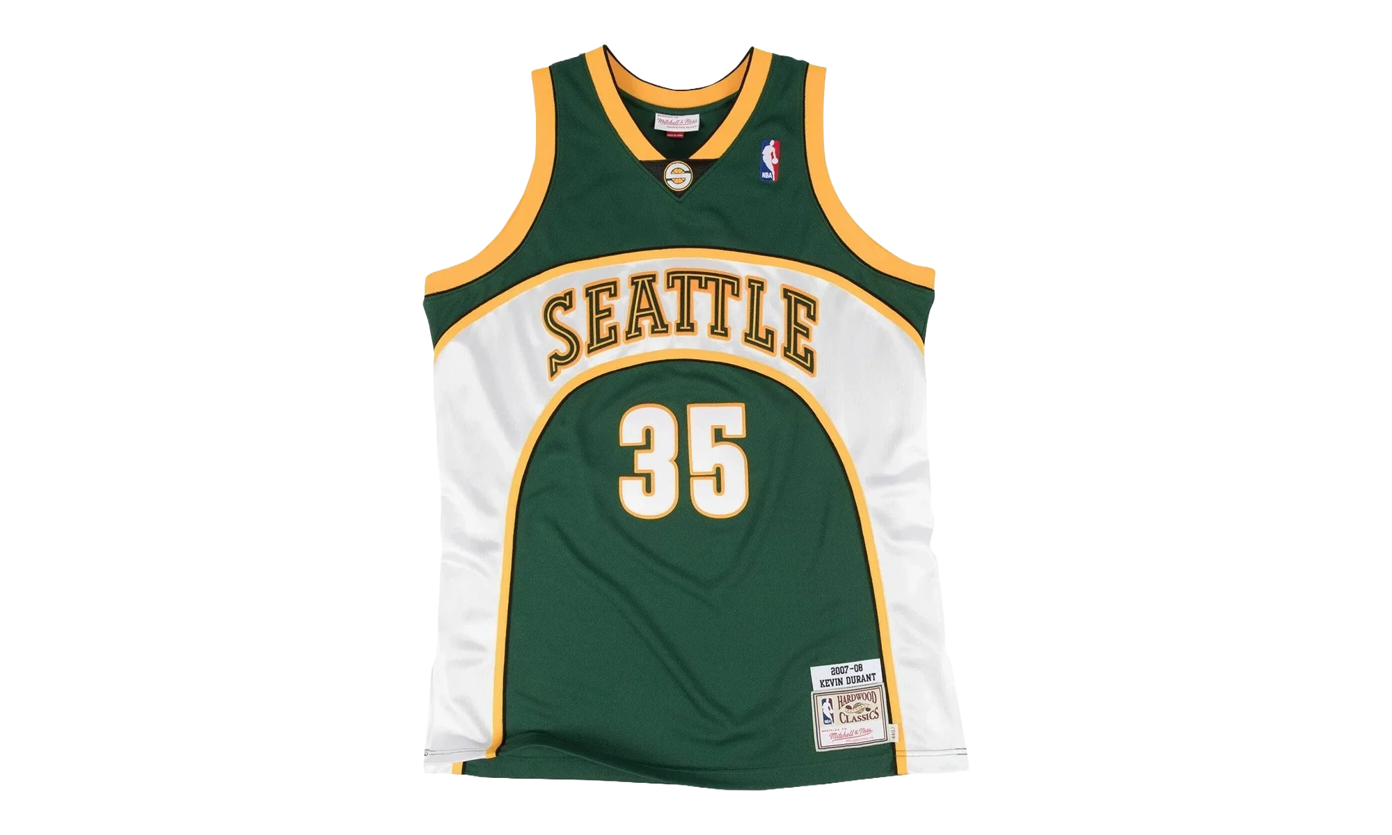 NBA Kevin Durant Authentic Jersey "2007-08 Seattle SuperSonics - Green" 722634607KDUR4