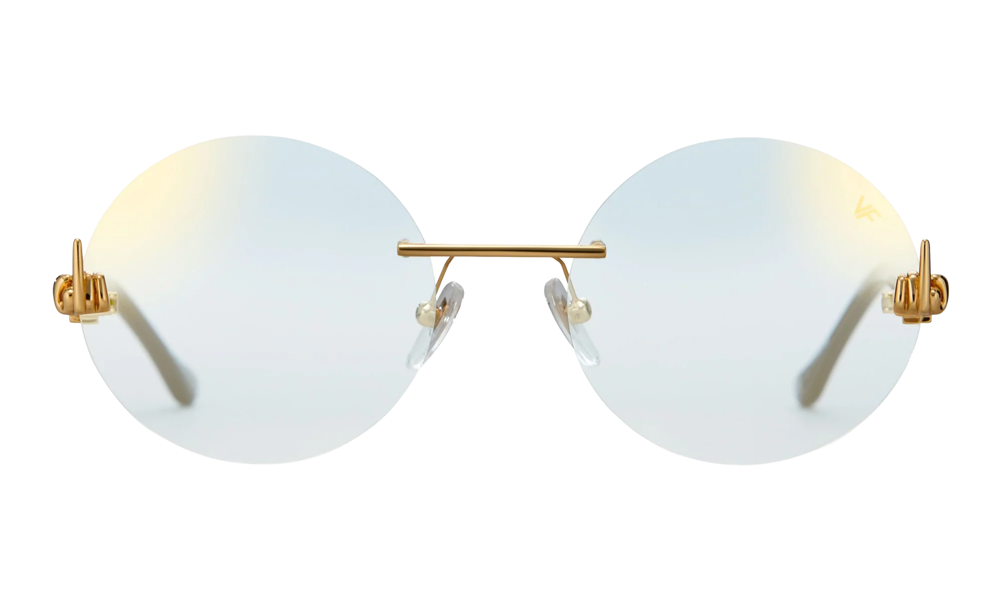 508 Rimless Drill Mount F.U. Edition 24KT "Yellow Gold / Black / Flash Gold" DMMF2 0005 16T3