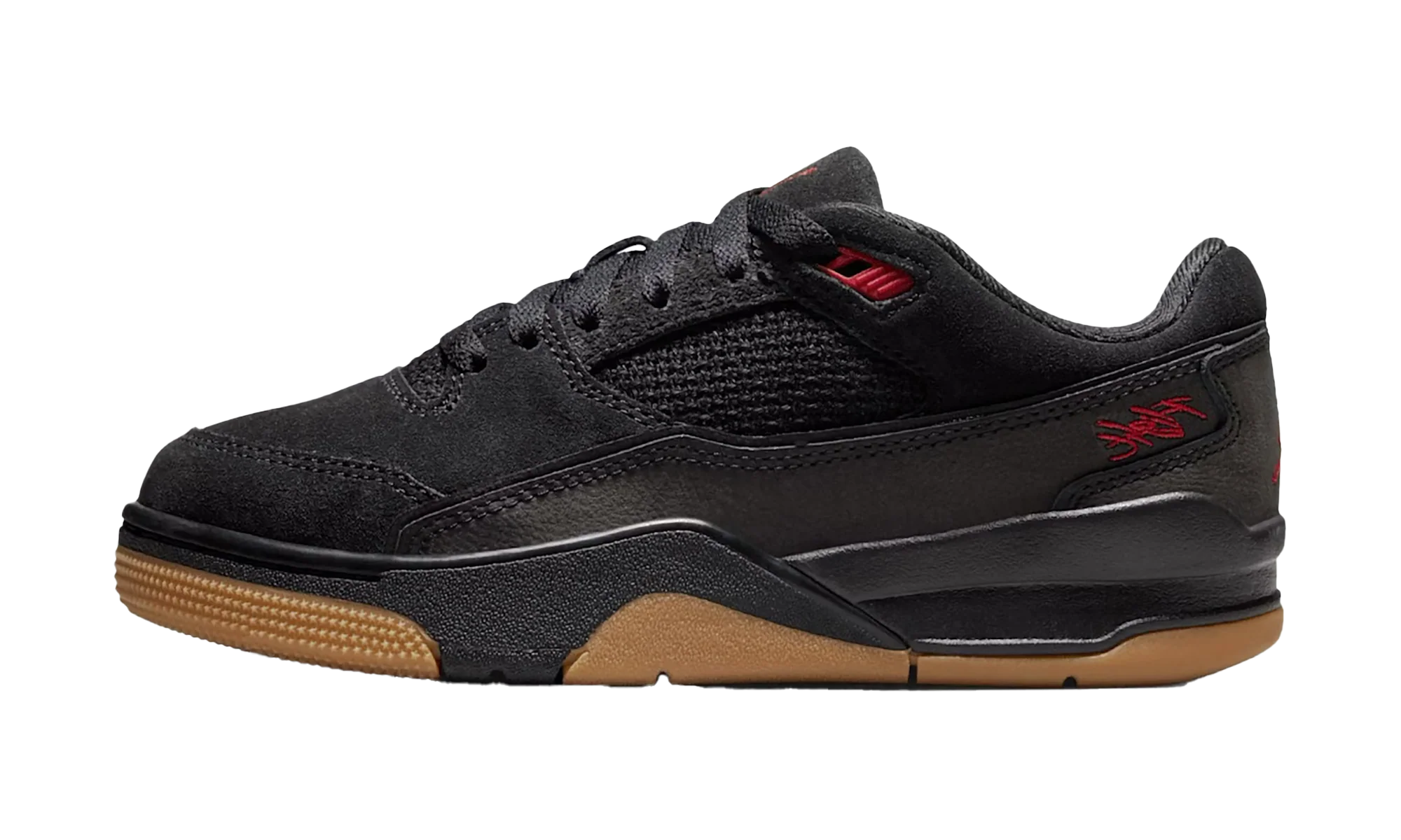 Air Jordan Flight Court GS "Black Gum Medium Brown" HF3333 001