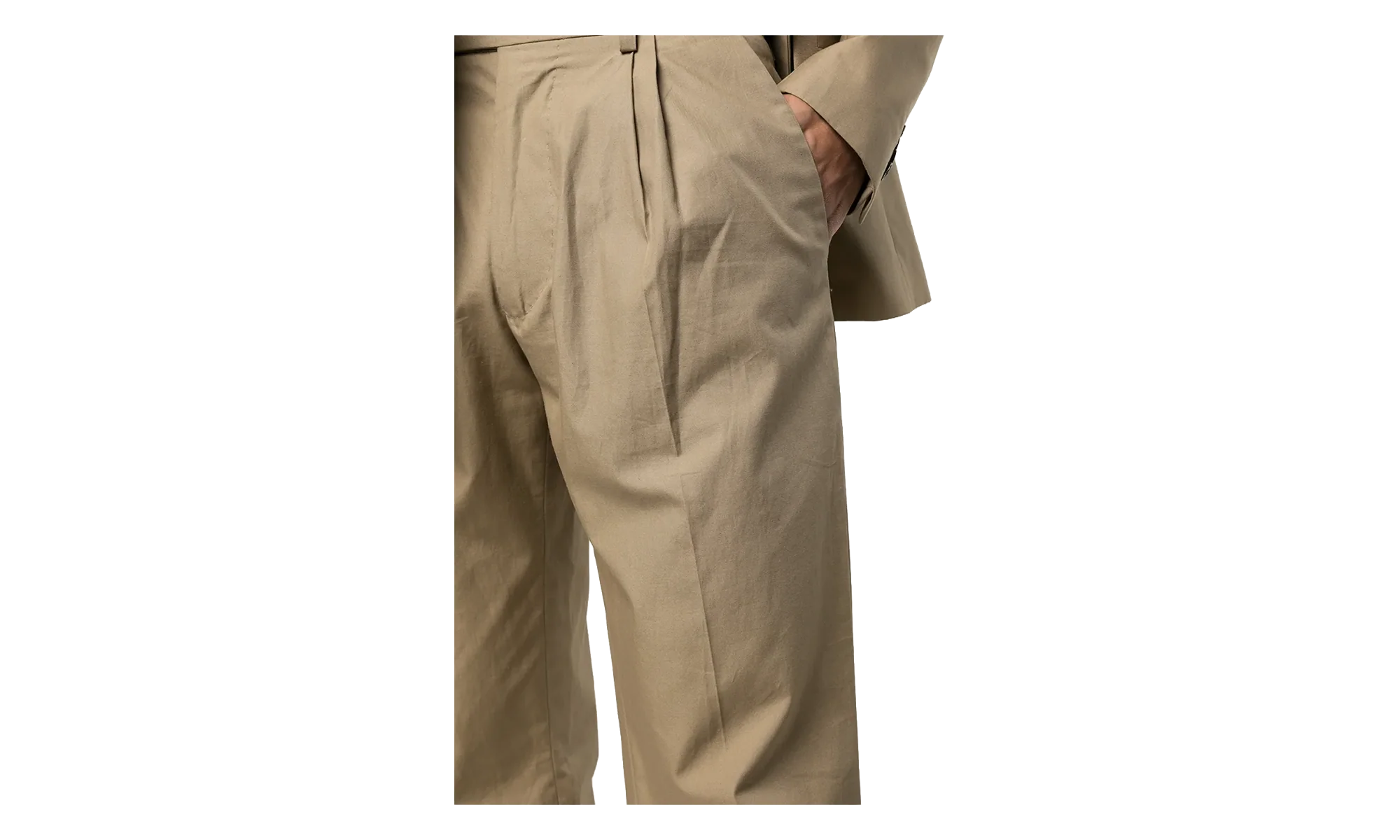 Single Pleat Relaxed Trouser "Brown" MPR001 210
