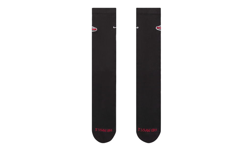 Everyday Plus Cushioned Crew Socks (1 Pair) "Black / White" FQ0327 010