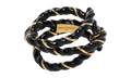 GOLD PLATED TWISTED RING "Black / Gold" SM1UQ0108P6477967