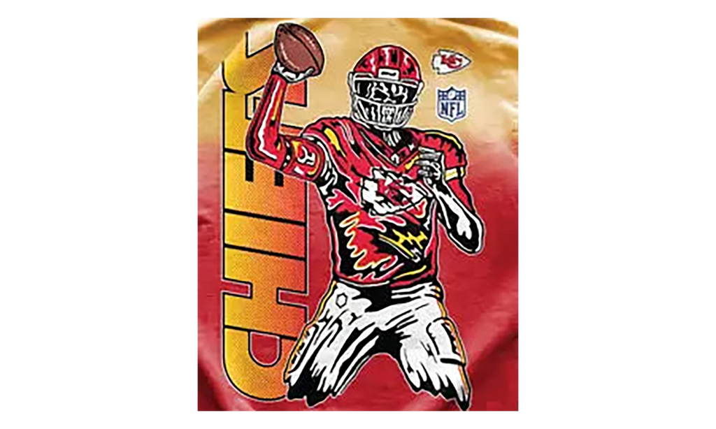 Chiefs Go Long Ombre Hoodie "Red / Yellow" WL003