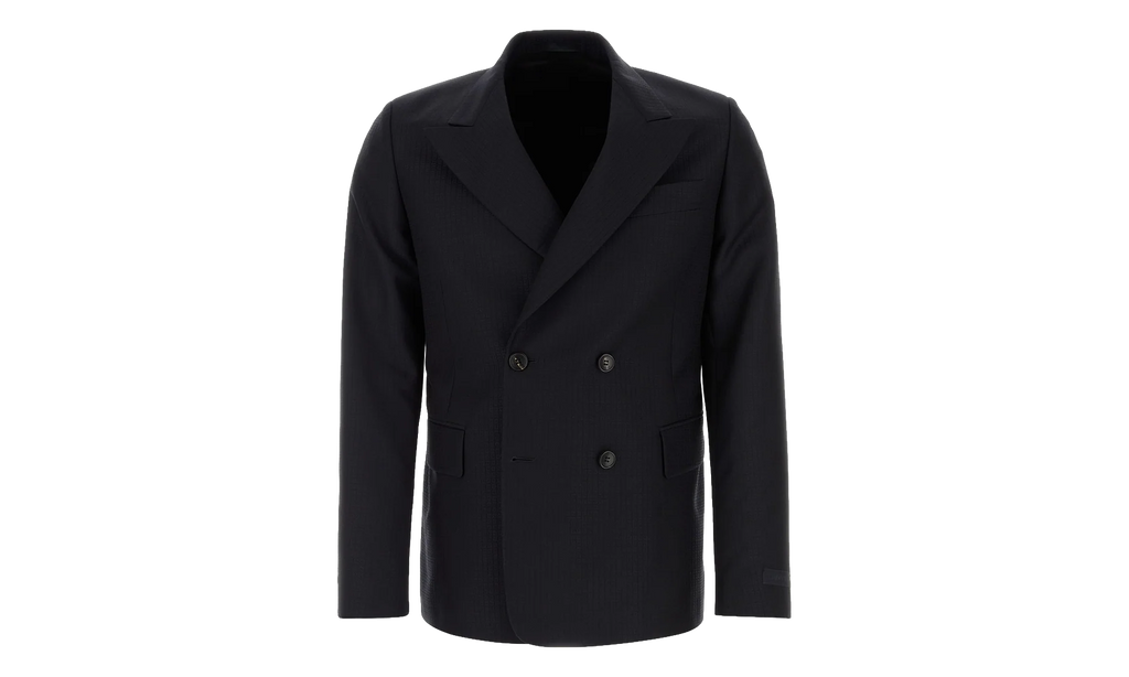 MOHAIR WOOL DOUBLE-BREASTED JACKET "Navy" RM JA0018 5721 A23 29