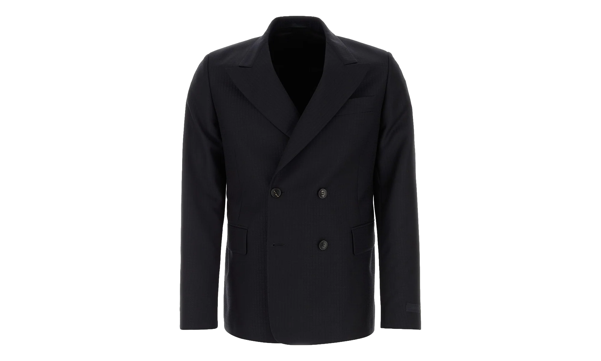 MOHAIR WOOL DOUBLE-BREASTED JACKET "Navy" RM JA0018 5721 A23 29